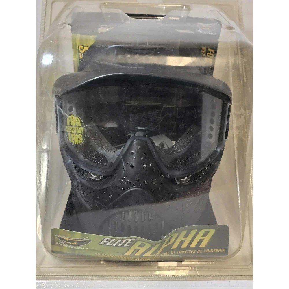 JT‎ USA Elite Headshield Paintball Mask 🥽 Full Face Anti-Fog Lens Black Safety